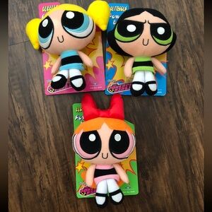 Vintage Y2K Powerpuff beans dolls. 3 dolls. Original. 2000